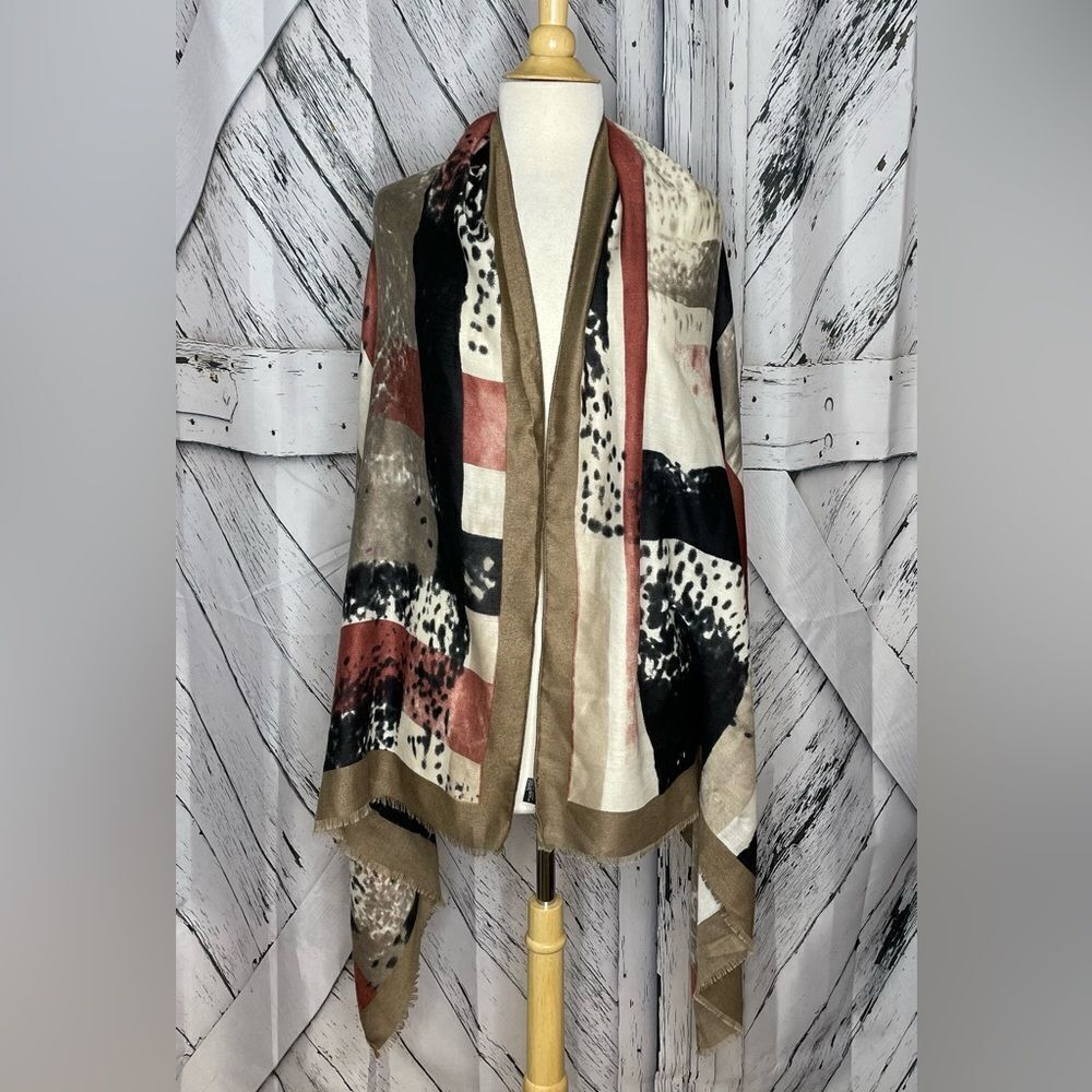 Tom & Eva Scarf / Wrap Multi-Pattern - Picture 2 of 5